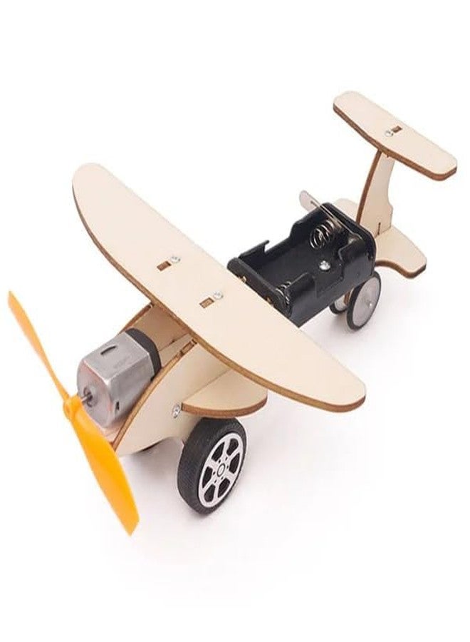 Electrobot DIY STEM Kit Combo - Solar Car, Wooden Plane, and Windmill Educational Science Projects for Kids - Build, Learn, and Explore Renewable Energy & Mechanics - Image 2